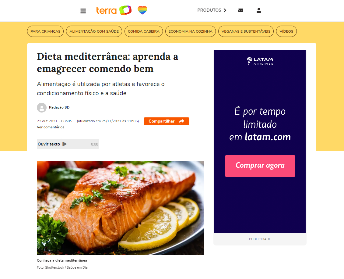 Dieta mediterrânea